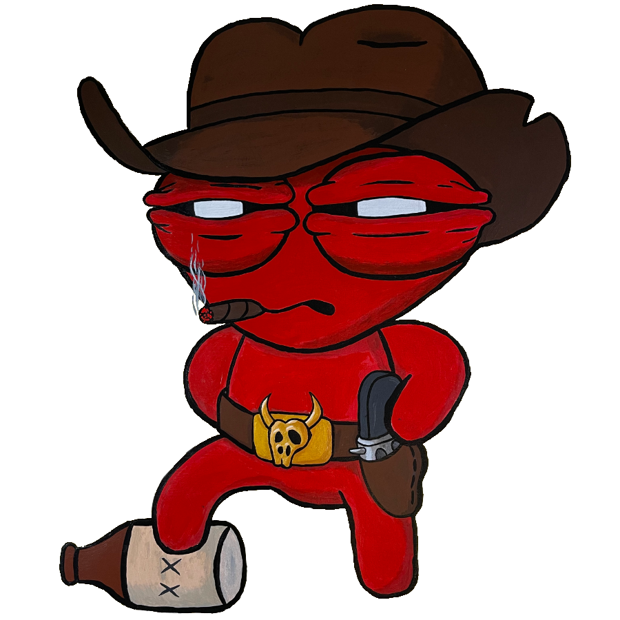 Alien Eastwood Sticker