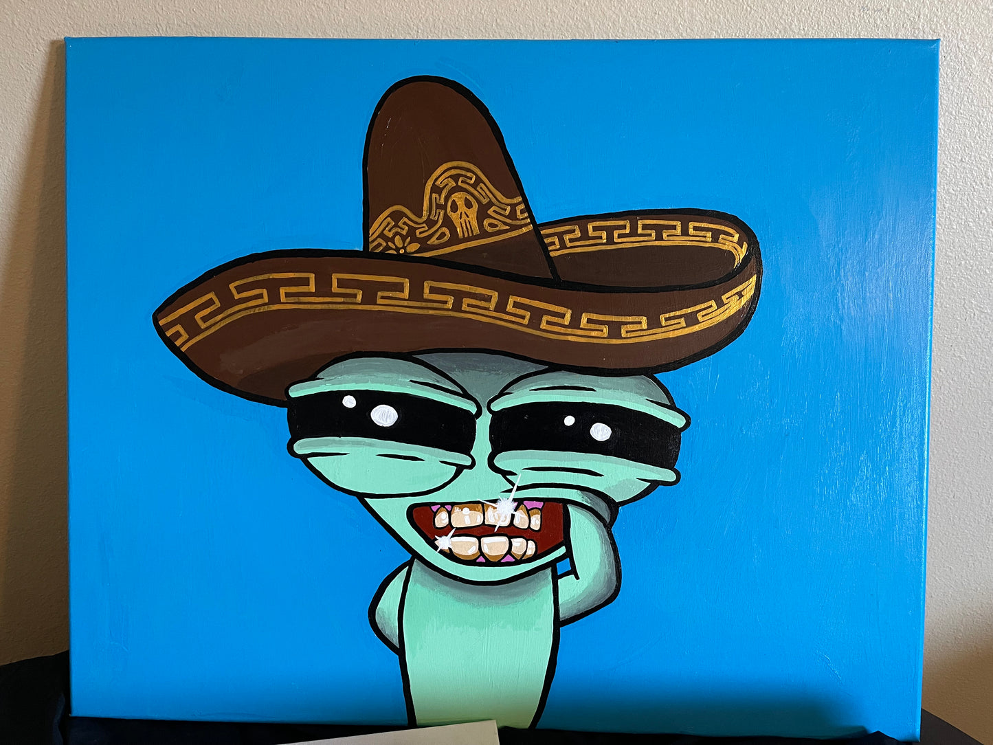 Alien-cente Fernandez Canvas (18"x26")